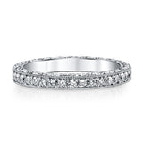 Hand Engraved Diamond Eternity