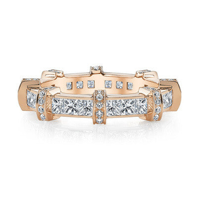 Princess Channel Diamond Eternity in Rose