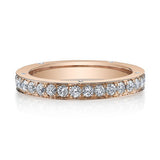 5 Point Diamond Eternity in Rose
