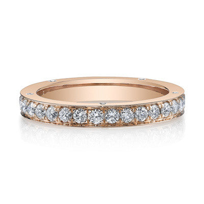 5 Point Diamond Eternity in Rose