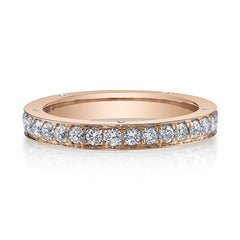 5 Point Diamond Eternity in Rose