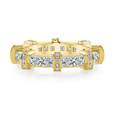 Princess Channel Diamond Eternity in Yellow