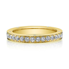 5 Point Diamond Eternity in Yellow