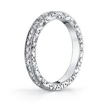 Hand Engraved Diamond Eternity